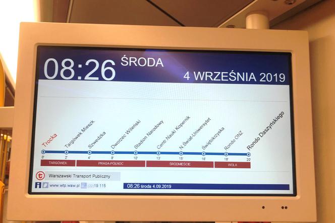 Pociągi metra dojechały na Targówek