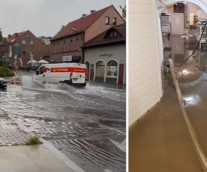 Zalania i podtopienia na Śląsku po ulewnych deszczach