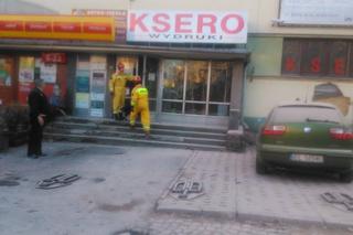 Zawaliła się ściana budynku na rogu Sienkiewicza/Tuwima
