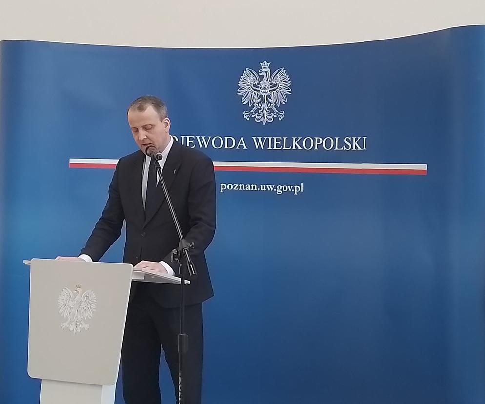 Konferencja wojewody wielkopolskiego