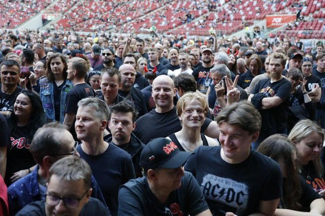 Koncert AC/DC w Warszawie (4.07.2025) - część pierwsza. Organizatorem koncertu jest Live Nation