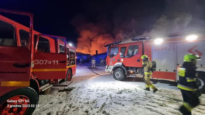 Pożar kurnika połączonego z budynkiem mieszkalnym pod Gorzowem