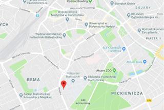 Poliburdel Białostocki zamiast Politechniki na mapie Google