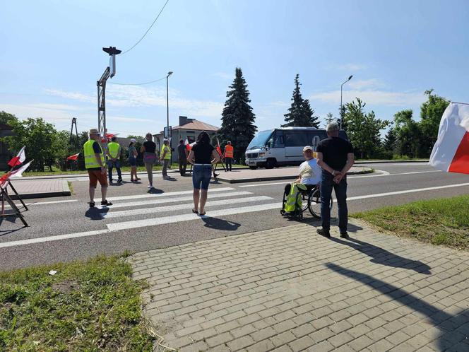 Protest mieszkańców Duńkowiczek