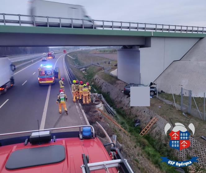 Tragiczny wypadek na S5 pod Lesznem - nie żyje kierowca