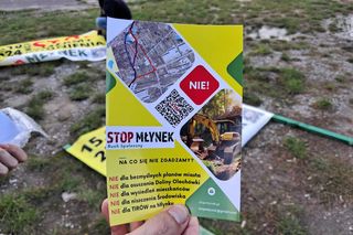 Protest mieszkańców Młynka