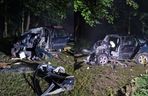 Rabinówka. Pijana 22-latka bez prawa jazdy uderzyła w ogrodzenie i drzewo