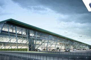 Wizualizacja rozbudowy lotniska w Krakowie