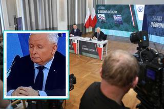 Jarosław Kaczyński zasnął podczas konferencji? To wywołało burzę w internecie! [WIDEO]