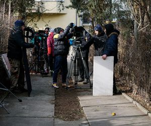 Na planie filmu Znak sprzeciwu we Włoszczowie