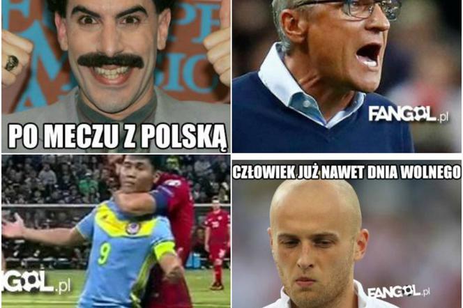 Memy po meczu Polska - Kazachstan. Internet śmieje się z piłkarzy