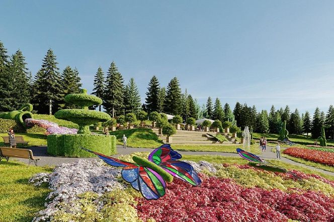 Polana Światła i Muzyki - Góra Parkowa, Krynica-Zdrój