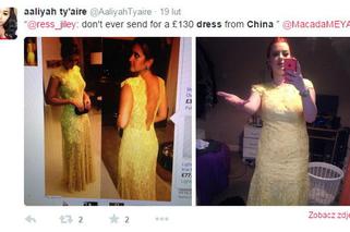 Nie zamawiaj sukienek z Chin