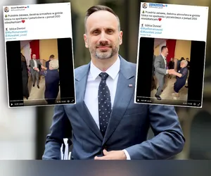 Janusz Kowalski pląsa na parkiecie! W takiej roli wiceministra jeszcze nie widziałeś. To nagranie jest HITEM sieci! [WIDEO]