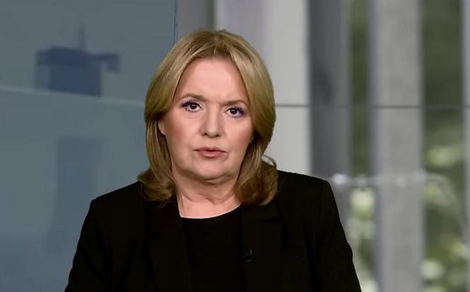 Danuta Holecka po śmierci syna wróciła na antenę Telewizji Republika. Strój mówił wszystko