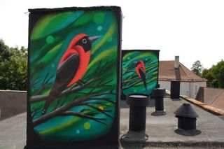 Murale Piotra Strzałki