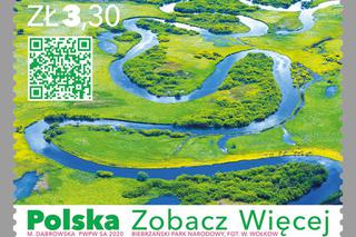 Biebrzański Park Narodowy został bohaterem znaczków pocztowych