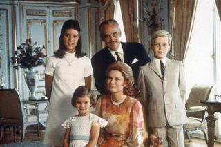 Książę Rainier, Grace Kelly, książę Albert, księżniczka Caroline i kiężniczka Stephanie