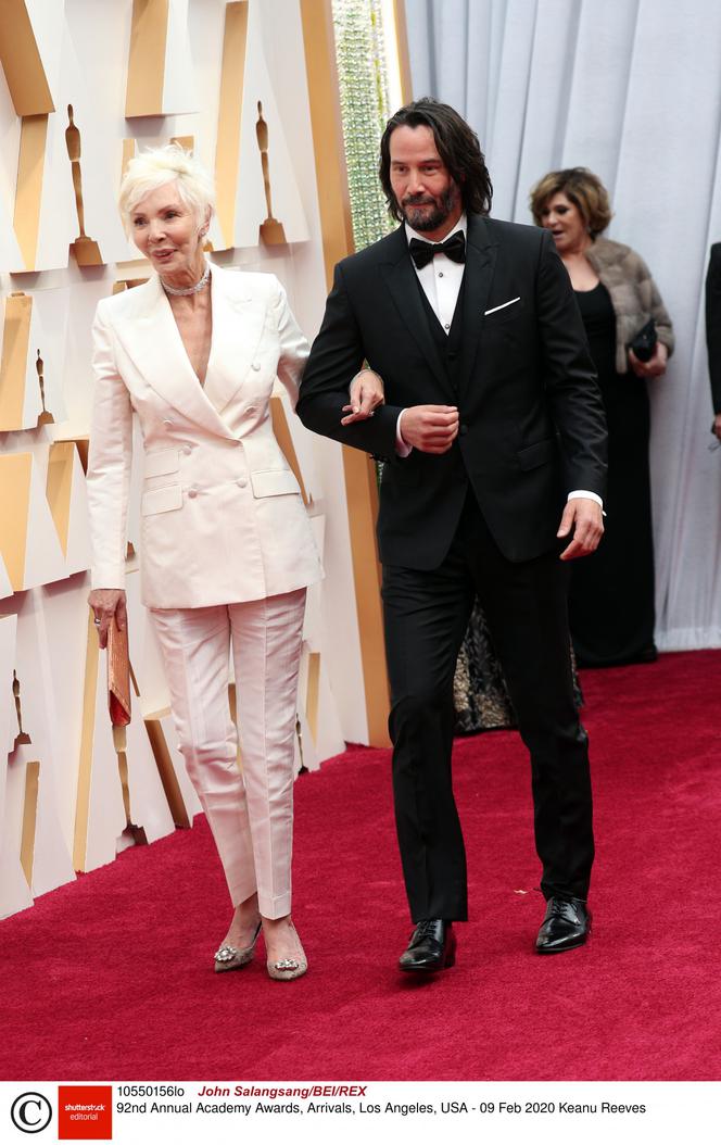 Keanu Reeves i Patricia Taylor na gali Oscary 2020