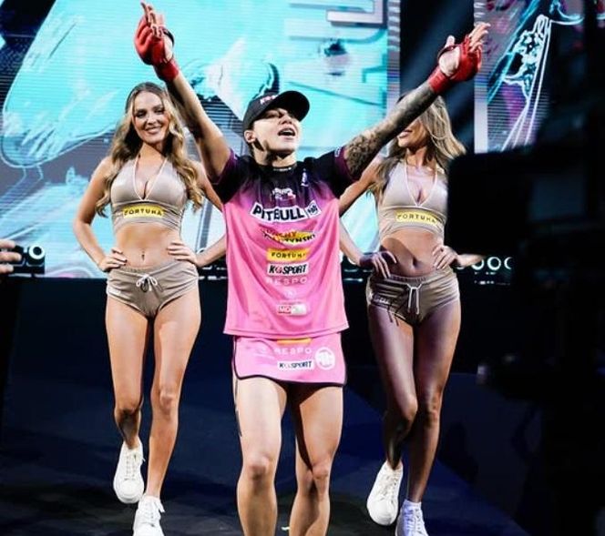 Laura Grzyb przed i po walce na KSW
