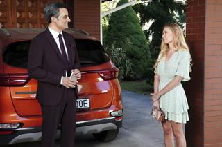 Barwy szczęścia, odc. 2773. Zbigniew Stawicki (Piotr Borowski), Dominika (Karolina Chapko)	