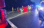 Tragiczny wypadek na DK 10 w Przyłubiu! Nie żyje jedna osoba, a kilka zostało rannych [ZDJĘCIA]