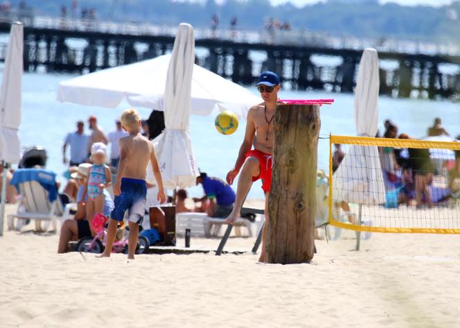 Marcin Moreczk jak  Adonis w Sopocie