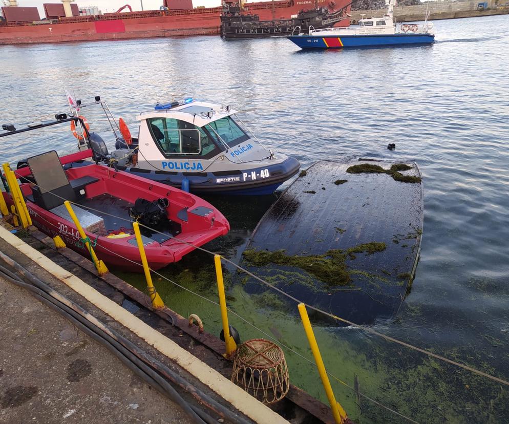 Wypadek łodzi na Motławie