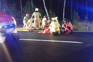 Makabryczny wypadek w Brodach! Cztery osoby walczą o życie [ZDJĘCIA].