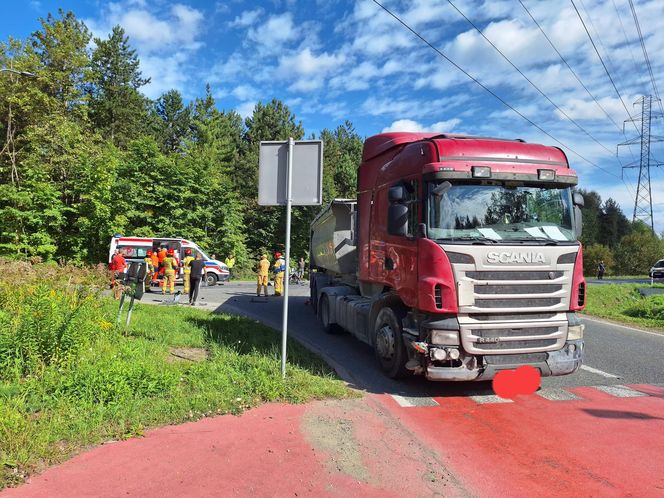 Wypadek w Dąbrowie Górniczej