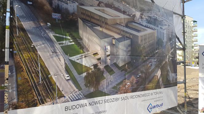 Największa inwestycja polskiego wymiaru sprawiedliwości w Toruniu - koszt to 153 miliony złotych