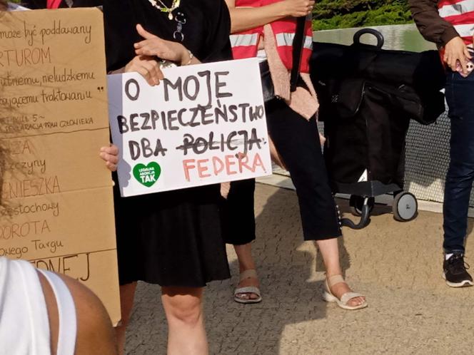 Protest "Kucaj i kasłaj - Dziś Joanna, jutro Ty" w Poznaniu