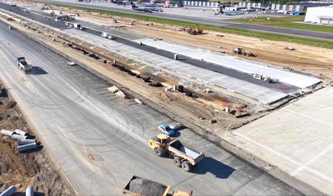 Rozbudowa Portu Lotniczego we Wrocławiu przez firmę Strabag