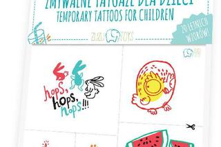 Zmywalne tatuaże dla dzieci