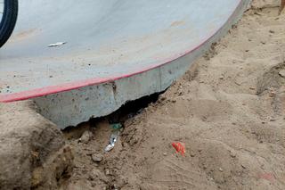 Drogowcy już raz reperowali pumptrack w Starym Fordonie. Teraz potrzebna jest solidna naprawa