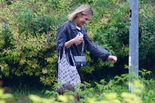 Zakupy Marty Nawrockiej pod okiem ochroniarza