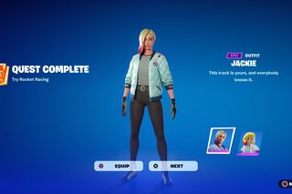 Fortnite Jackie Skin — jak zdobyć darmową skórkę z Rocket Racing? Wyjaśniamy