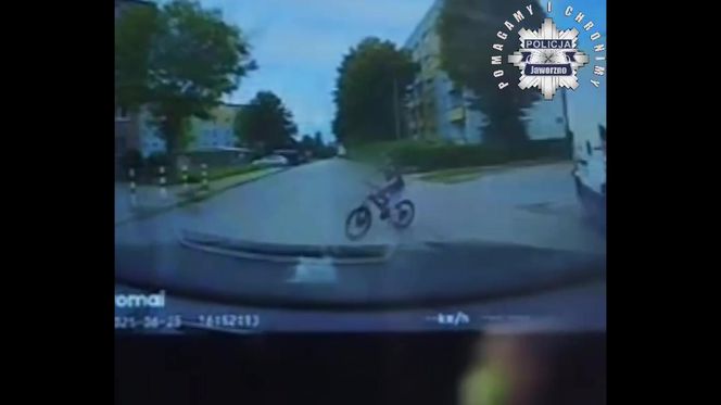 Jaworzno: 7-latek wjechał rowerem pod BMW. Sprawa będzie miała finał w sądzie. Drastyczne nagranie
