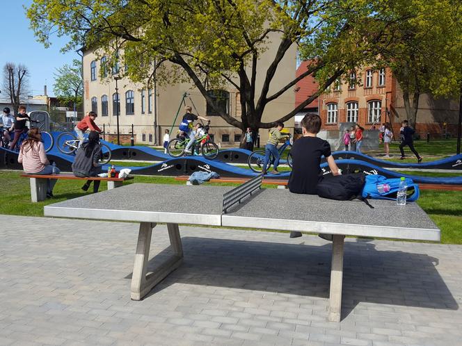 Park na Rynku Zaborowskim w Lesznie już otwarty