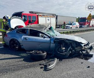 Śmiertelny wypadek na autostradzie A4 w Zabrzu. Droga była zupełnie zablokowana