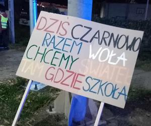 Protest na DK nr 80 po wypadku, w którym zginął 15-letni Kuba. Mieszkańcy zablokowali drogę