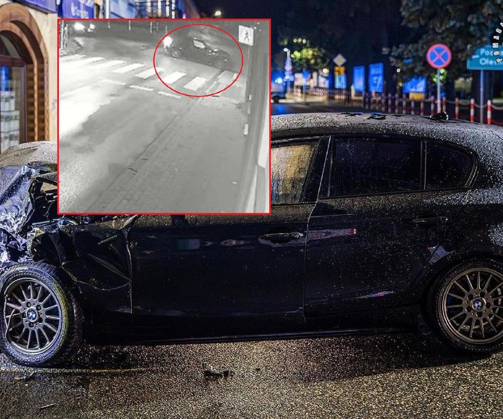 Szaleńczy rajd 21-latka z BMW w Kluczborku