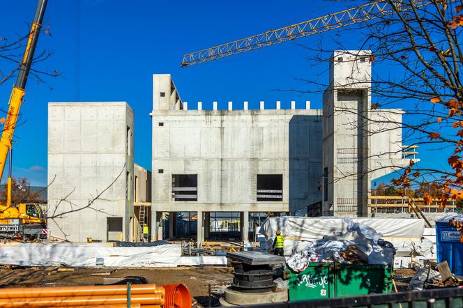 Budowa Kulturoteki w Wesołej w Warszawie