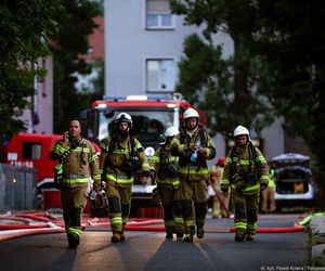 Wielki pożar w Kędzierzynie-Koźlu. Płonie hurtownia, na miejscu 20 zastępów straży pożarnej!