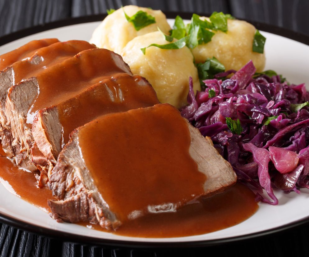 Pieczeń wołowa na kwaśno po niemiecku