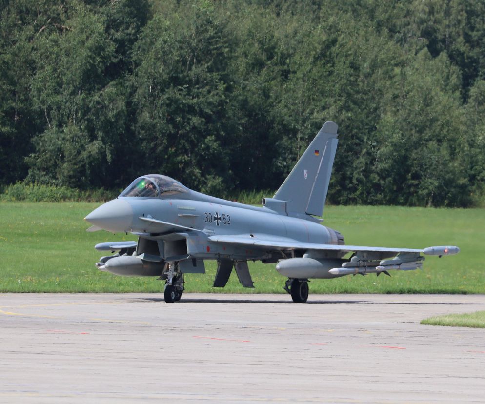Niemieckie Eurofighter Typhoon w Polsce