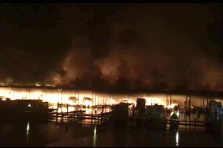 Osiem ofiar pożaru w przystani w Alabamie