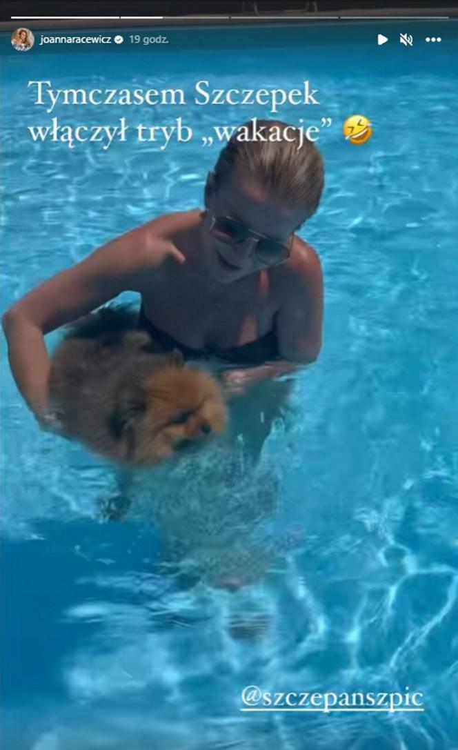 Joanna Racewicz w basenie