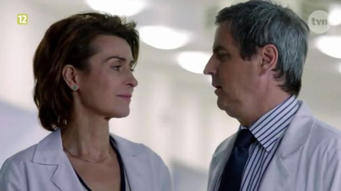 Lekarze 4 sezon odcinek 1 (odc. 40). Elżbieta Bosak (Danuta Stenka), Krzysztof Florczyk (Piotr Polk)