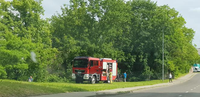 Pożar na ul. Twardowskiego